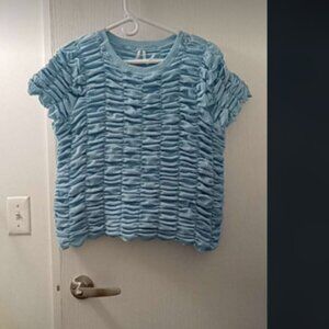 NWT Anthropologie Ruched Baby Tee Top